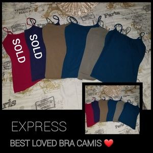 🛑PRICE DROP🛑EXPRESS Best Loved Bra Camis